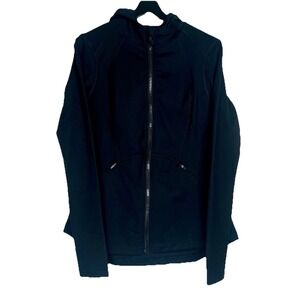 NWT Spyder Active Women's Jacket M Black Full Zip PROWEB Reflective Thumbholes